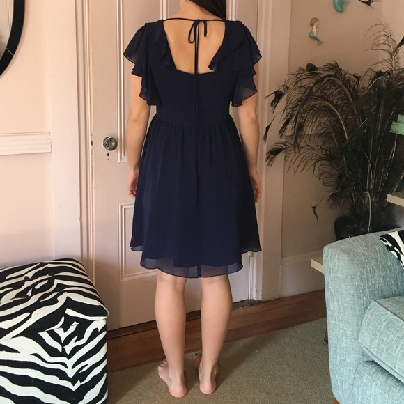 Navy Blue Dress - Picture 2 of 3